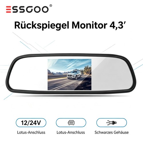Auto rückspiegel tft - 4.3",