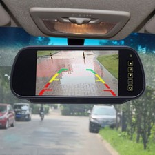 Rueckspiegel mit Monitor